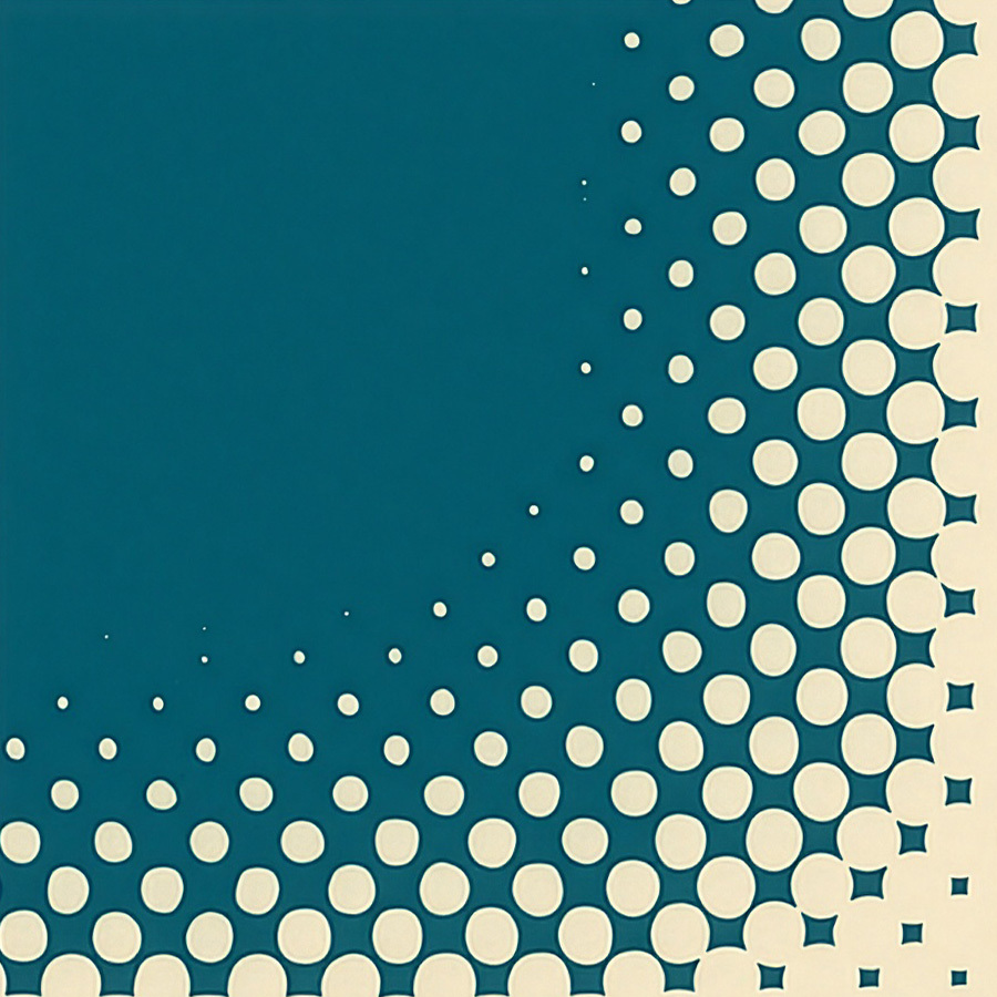 Abstract Image of Blue Dots