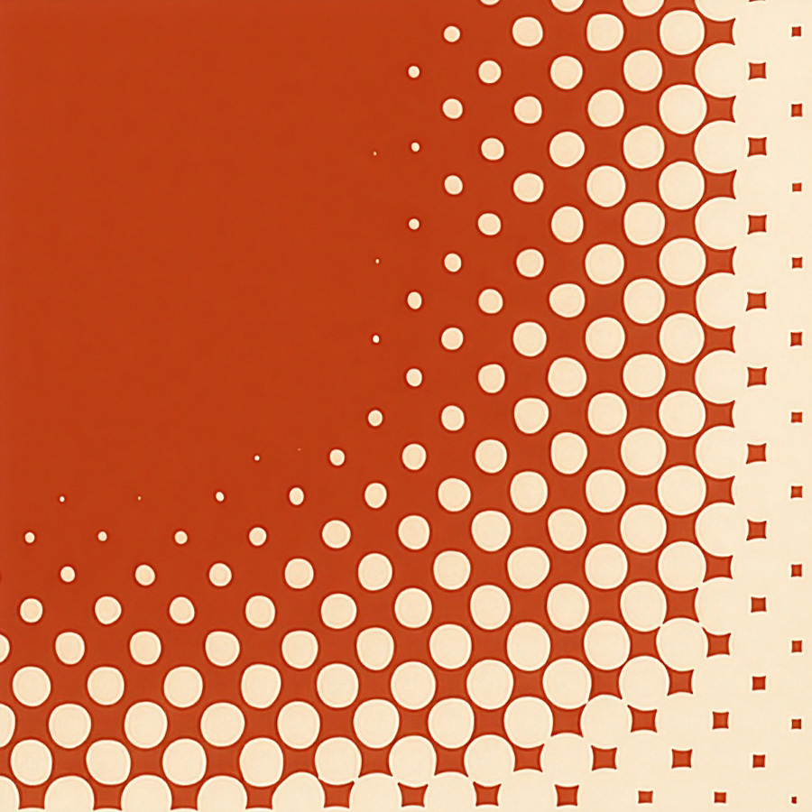 Abstract Image of Red Dots